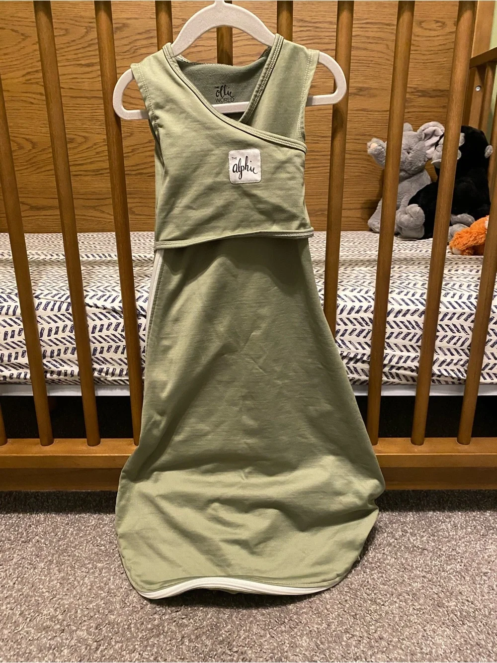 Alphie Olive Green Baby Sleep Sack